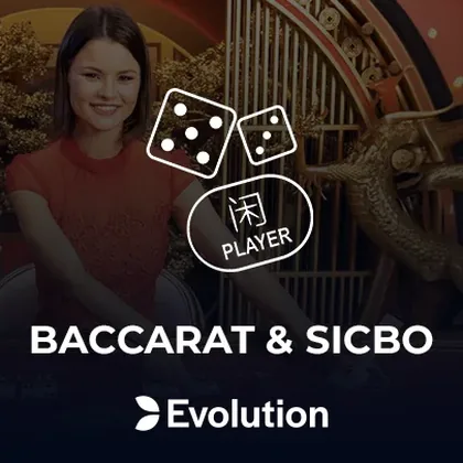 Baccarat & Sic Bo Live game artwork
