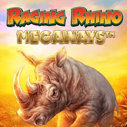 Raging Rhino Megaways game artwork