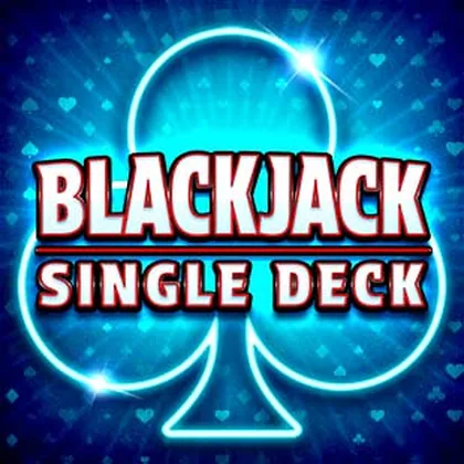 Single Deck Blackjack game artwork